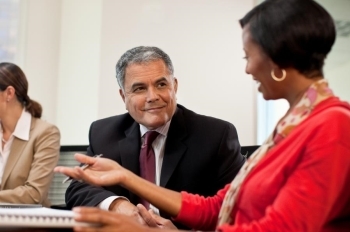 FA consulting with clients